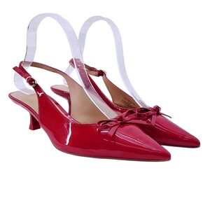 Madden Girl Red Vogue Kitten Heel Shoes -‎ Size 8.5
